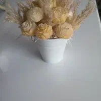 گلدان شمعی . گلدان . شمع .