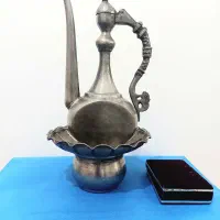 عتیقه آفتابه لگن مسی