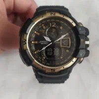 ساعت امپاور جی شاک مشکی طلایی