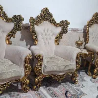 مبل سلطنتی هفت نفره|مبلمان خانگی و میز عسلی|نسیم‌شهر, |دیوار