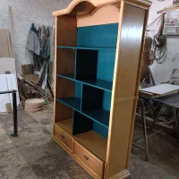 کتابخانه  تمام چوب و ام دی اف|کتابخانه، شلف، قفسه‌های دیواری|تهران, شادآباد|دیوار