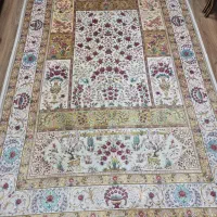 فرش ماشینی طرح ابریشم