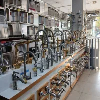 شیر ظرفشویی دوکاره فنری فلت طلایی کردم توالت|لوازم سرویس بهداشتی|قدس, شهرقدس|دیوار