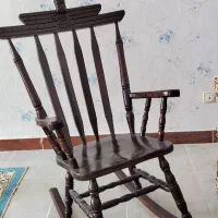 صندلی راک چوب