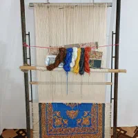 فرش نیمه کاره|فرش|مراغه, |دیوار