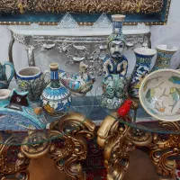 ۱۲پارچه ظروف تَرَک عتیقه از پدربزرگم مونده