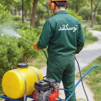 سمپاشی و دفع آفت و بیماری گیاه زینتی و درختان میوه