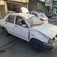 پراید مدل 98 تصادفی
