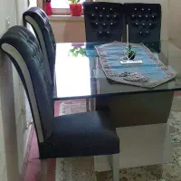 میز ناهار خوری ، ۶نفره شیشه ای|میز و صندلی غذاخوری|تهران, قصر فیروزه ۱|دیوار
