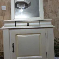 آینه کنسول چوبی