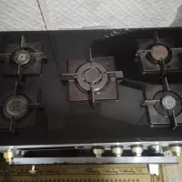گاز طرح فر صفحه شیشه