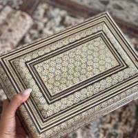 جعبه جواهرات خاتم کاری
