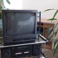 تلویزیون قدیمی کاملا سالم هیتاچی اصل ژاپن