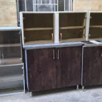 کابینت فلزی+سینک و سنگ
