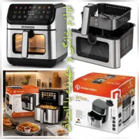 سرخکن بدون روغن بزرگ ‌10L ریسمون MR-7187-7172-7168