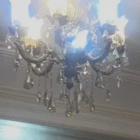 لوستر برنزی جفت