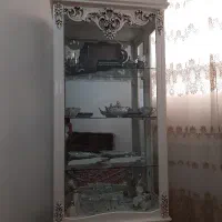 بوفه چوبی در حد نو|بوفه، ویترین، کنسول|شوط, |دیوار