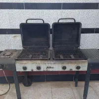 باربیکو ایستاده چهار شعله با خوراک پز مارک فلر|اجاق گاز و لوازم برقی پخت‌وپز|اهواز, کوی ملی راه|دیوار