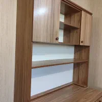 میز تحریر همراه کتابخانه با صندلی