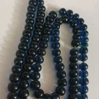 تسبیح سندلوس آلمان. دو پوست. آبی نفتی