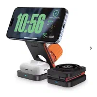 شارژر وایرلس سه کاره 5عدد موجود