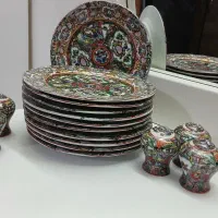 بشقاب میوه خوری مرغی گلدان مرغی نمک مرغی جادستمالی