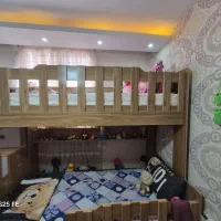 تخت خواب کمجا دوطبقه نوجوان|تخت و سرویس خواب|اصفهان, بهارستان|دیوار