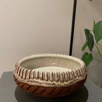 ظرف سفالی میوه، غذا یا دکوری