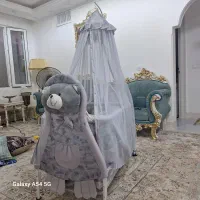 گهواره ای نوزاد در حد نو|اسباب و اثاث بچه|کمیجان, |دیوار