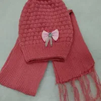 کلاه شالگردن دخترانه ژیله اسپرت|کفش و لباس بچه|مشهد, کوی دروی|دیوار