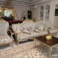 ست مبل کلاسیک ترک ۱۰ نفره همراه نهار خوری ۶ نفره|مبلمان خانگی و میز عسلی|سنندج, |دیوار