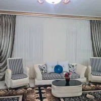 مبل ۹نفره درحدنوچرمی سفید