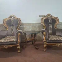 فروش، مبل سلطنتی 9نفره|مبلمان خانگی و میز عسلی|نجف‌آباد, جلال آباد|دیوار