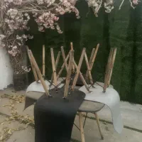 میز صندلی ۲ عدد کامل و نو