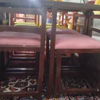 دو عدد میز صندلی کم‌ جا ۴ نفره