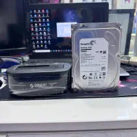 هارد ۳ ترا seagate به همراه دیتا ps4 و باکس  orico