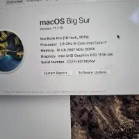 مک‌بوک پرو ۱۶ اینچ MAcbook pro 2019|رایانه همراه|تهران, هلال احمر|دیوار