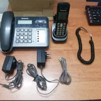 تلفن پاناسونیک اصل دو گوشی مدل KX-TG6451BX|تلفن رومیزی|مشهد, رضاشهر|دیوار