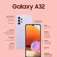 سامسونگ Galaxy A32 با حافظهٔ ۱۲۸ گیگابایت