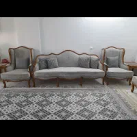 مبل فرانسوی در حد نو|مبلمان خانگی و میز عسلی|تهران, هاشم‌آباد|دیوار
