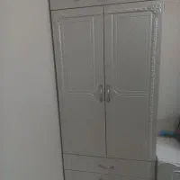 تخت وکمد سفید بچگانه