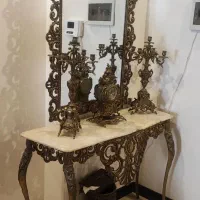 آیینه شمعدان ساعت دیواری برنجی|آینه|تهران, پرستار|دیوار