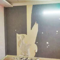 تعویض کاغذ دیواری با گارانتی.زیرسازی حرفه ای،تعمیر