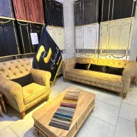 مبلمان کرم مشکی چستر زرین کالا|مبلمان خانگی و میز عسلی|یاسوج, |دیوار