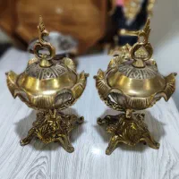 یک جفت قندان برنجی