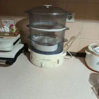 بخارپز نو سه طبقه . بدون استفاده