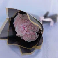 دستگل روبانی ۷ شاخه|صنایع دستی و سایر لوازم تزئینی|سراوان, |دیوار