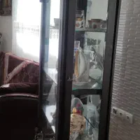 بوفه رنگ گردویی طلایی|بوفه، ویترین، کنسول|لاهیجان, آهندان|دیوار