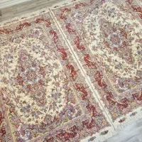 فرش جفت ۶ متری کرک ابریشم تبریز