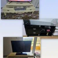 ال سی دی ۳۲ اینچ ال جی و میزتلویزیونی